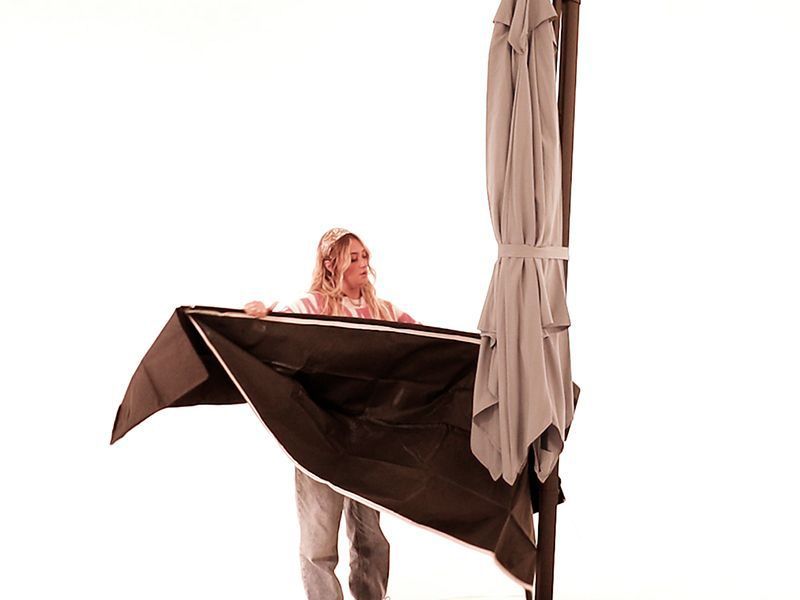 Royce Junior 2.5M SQ Cantilever Parasol | Norfolk Leisure-Garden Furniture Centre-LowRange,royce,Parasols,Cantilever Parasols Parasols,Commercial Parasols-{collection_title}