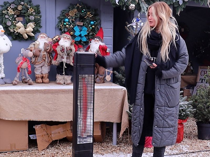 Bluetooth Heat & Beat Tower Heater-Garden Furniture Centre-MidInstock,instock,MidRange,Gazebos,Gifts,Heaters,Outdoor Heaters,Electric Heaters,Black Friday Month-{collection_title}