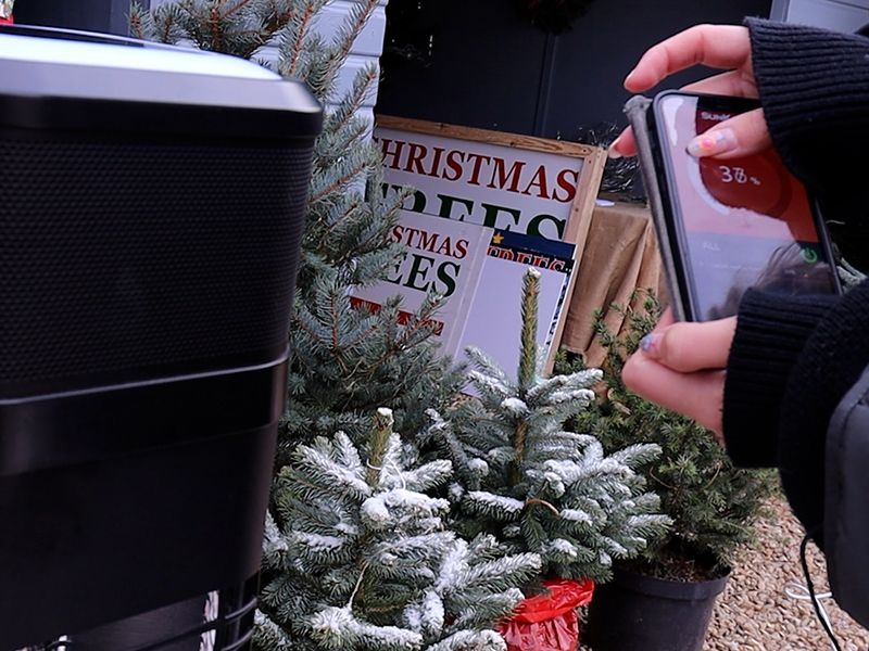 Bluetooth Heat & Beat Tower Heater-Garden Furniture Centre-MidInstock,instock,MidRange,Gazebos,Gifts,Heaters,Outdoor Heaters,Electric Heaters,Black Friday Month-{collection_title}