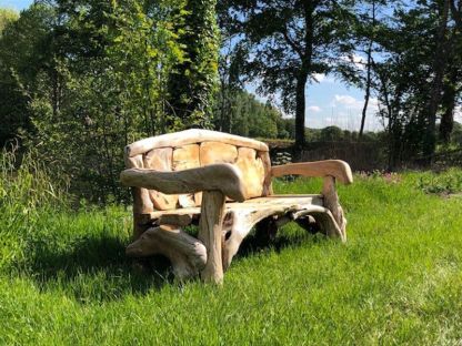 Naga Reclaimed Teak Root Bench 