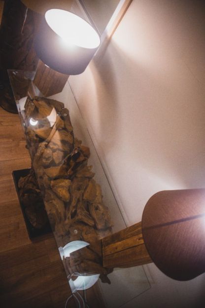 Regina Teak Root Console Table