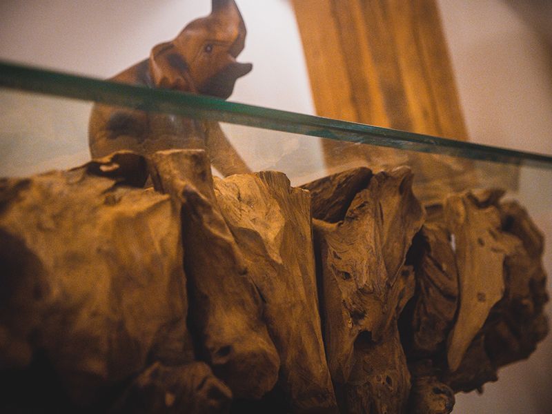 Regina Teak Root Console Table-Garden Furniture Centre-Root,MidInstock,instock,MidRange,Conservatory,Reclaimed Furniture,Indoor Accessories,Teak,Tables,Teak Tables-{collection_title}