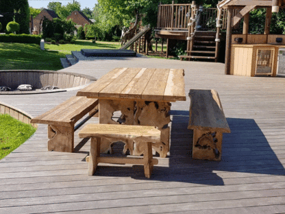 Nature Teak Bench Set 3m