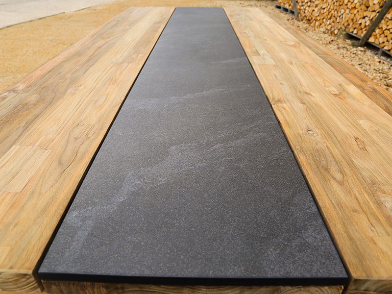 Nero Bench Set-Garden Furniture Centre-HighRange,Tables,Dining Set,Outdoor Furniture,Teak Garden Furniture,Outdoor Dining-{collection_title}