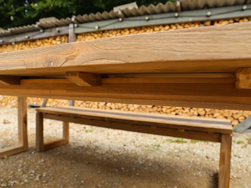 Nero Bench Set-Garden Furniture Centre-HighRange,Tables,Dining Set,Outdoor Furniture,Teak Garden Furniture,Outdoor Dining-{collection_title}