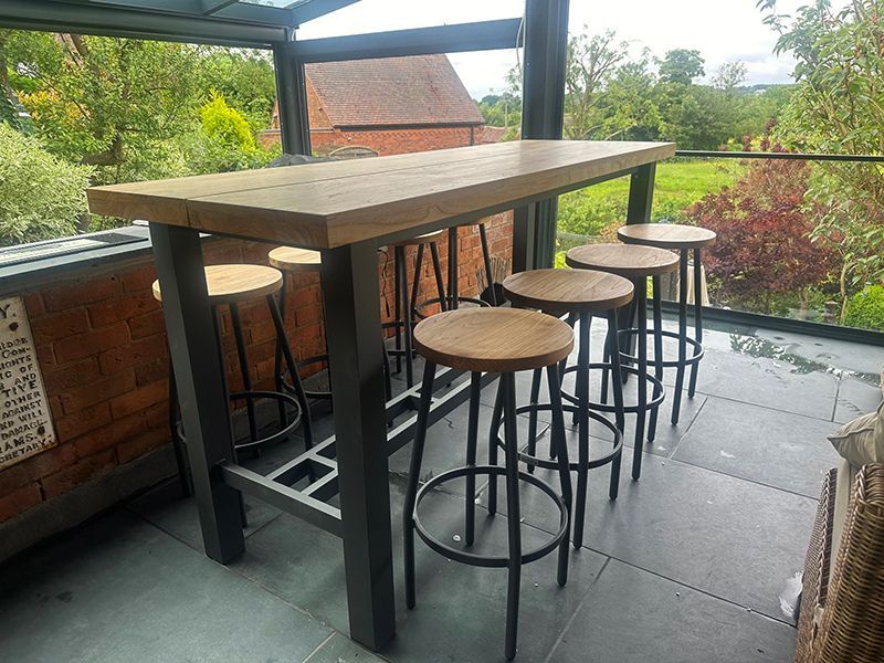 Nevada Bar Set | FSC® Certified-Garden Furniture Centre-HighRange,Outdoor Furniture,Teak Garden Furniture,Metal Furniture,Bars & Bar Sets,Outdoor Sale,FSC®-{collection_title}