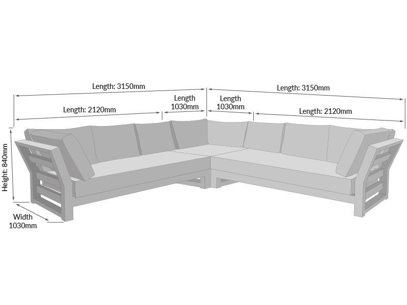 Nevada Corner Unit | Life Range -Garden Furniture Centre-HighRange,Outdoor Furniture,Metal Furniture,Corner Lounge Units,Sale,Outdoor Sale,Autumn & Winter Sale,Spring & Summer Sale-{collection_title}