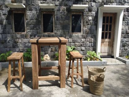 Reclaimed Teak Duo Bar Set
