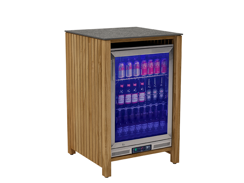 Amalfi Fridge Unit-Garden Furniture Centre-MidInstock,instock,MidRange,Reclaimed Furniture,Amalfi,Modular Furniture,Teak,Outdoor Furniture,Teak Garden Furniture,Ranges,Outdoor Kitchens,The Bari Outdoor Kitchen Range-{collection_title}