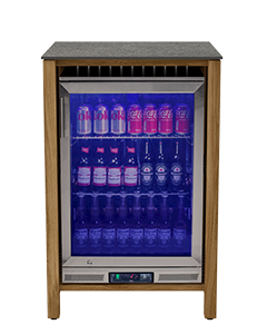 Amalfi Fridge Unit-Garden Furniture Centre-MidInstock,instock,MidRange,Reclaimed Furniture,Amalfi,Modular Furniture,Teak,Outdoor Furniture,Teak Garden Furniture,Ranges,Outdoor Kitchens,The Bari Outdoor Kitchen Range-{collection_title}