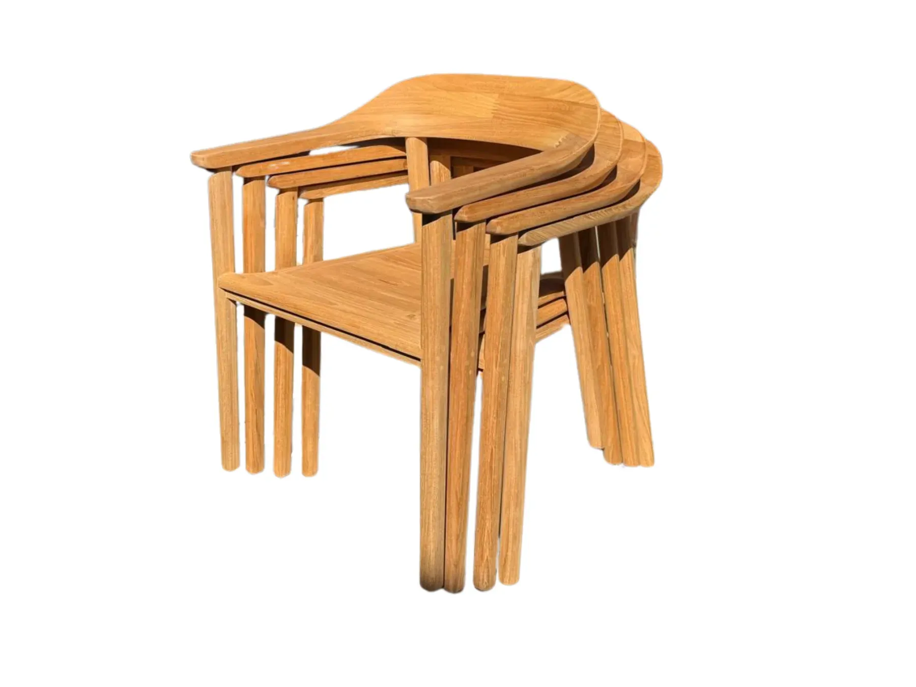 Veluta Curve Teak Dining Set 1.6m | FSC® Certified