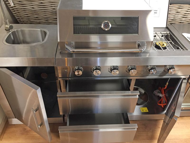 Premium Four Burner Kitchen BBQ | Norfolk Grills