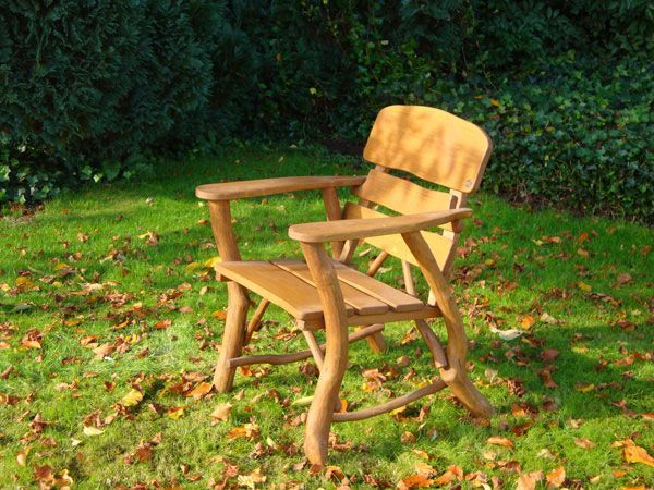Oak Garden Armchair-Garden Furniture Centre-LowRange,Chair,Outdoor Furniture,Outdoor Dining-{collection_title}