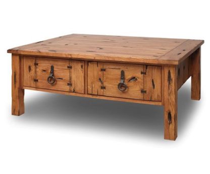 Rustic Oak Bedside Table