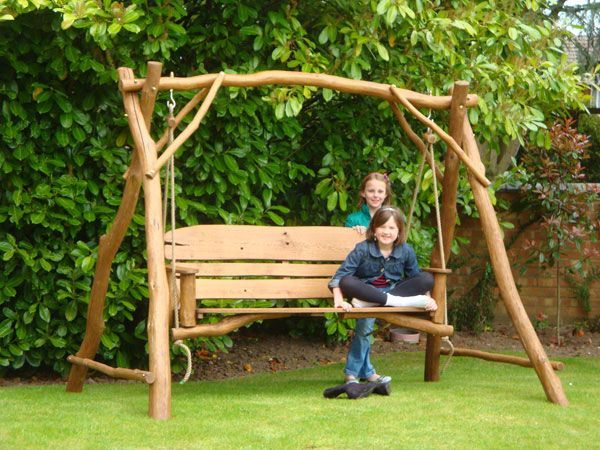 Oak Swing Seat 3
