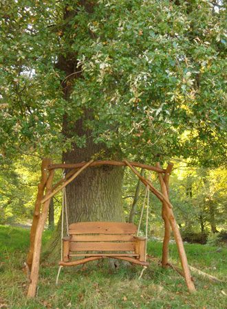 Oak Swing Seat 3