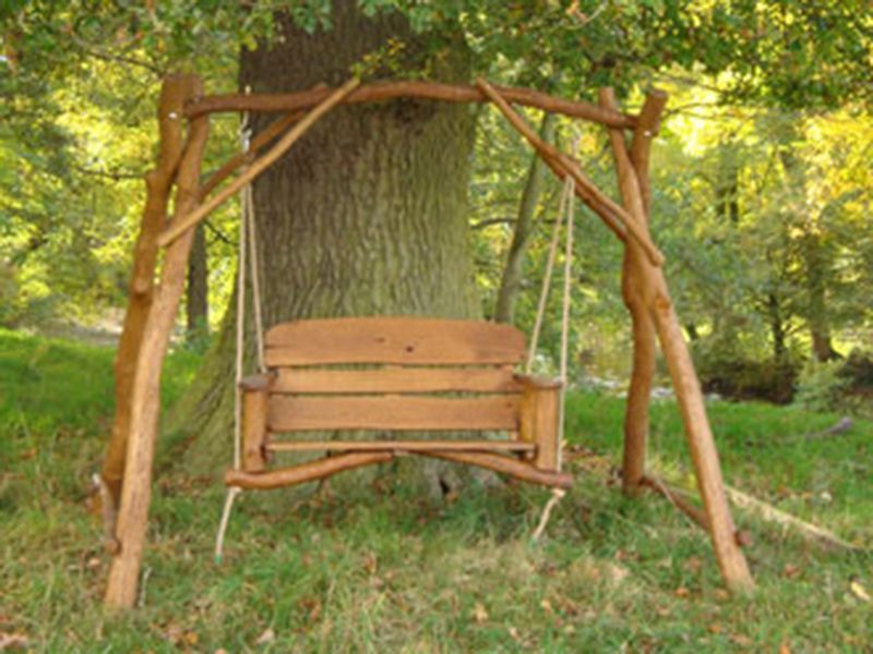Oak Swing Seat 2