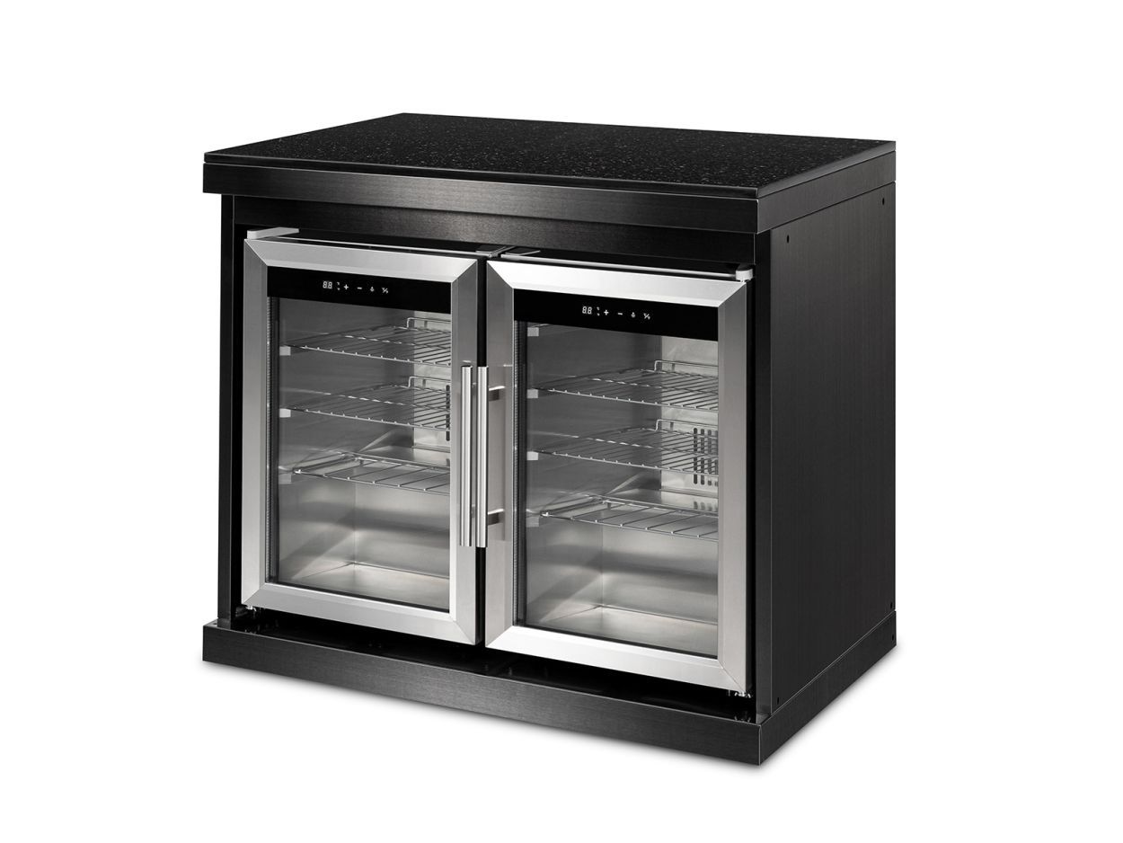 Premium Outdoor Kitchen Double Fridge Unit | Oasis Range