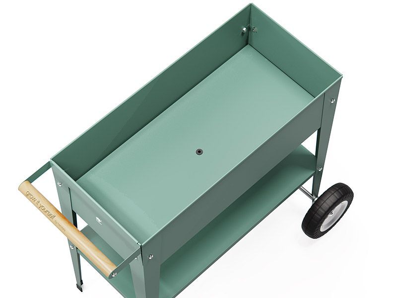 Urban Garden Trolley | Olive Green-Garden Furniture Centre-LowRange,Showroom exdis,Accessories,Garden Planters,Accessories Gazebos,Urban Garden Trolley,Mother's Day,48Hour Dispatch-{collection_title}