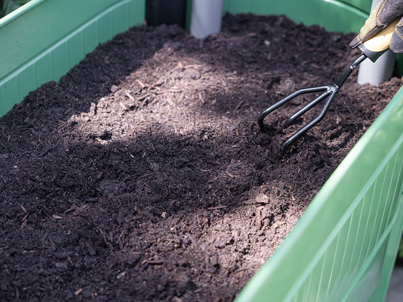 Permasteel Elevated Garden Bed | Olive Green