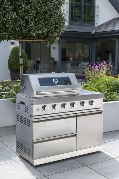 Premium Four Burner Kitchen BBQ | Norfolk Grills-Garden Furniture Centre-HighRange,Ranges,Fire Pits & BBQ's,Outdoor Kitchens,Outdoor Kitchen,BBQ's-{collection_title}