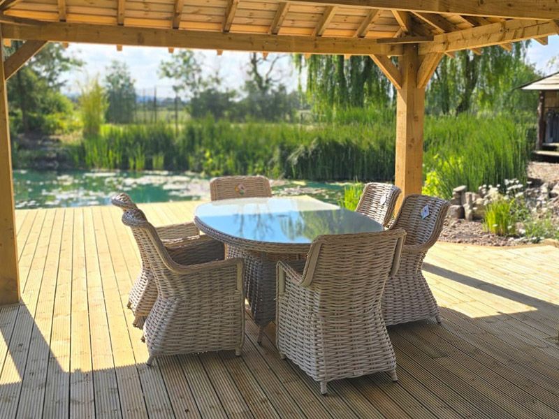 Fiji Oval 6 Chair Set-Garden Furniture Centre-HighRange,Tables,Dining Set,Rattan,Rattan Furniture,Fiji Range,Outdoor Dining-{collection_title}