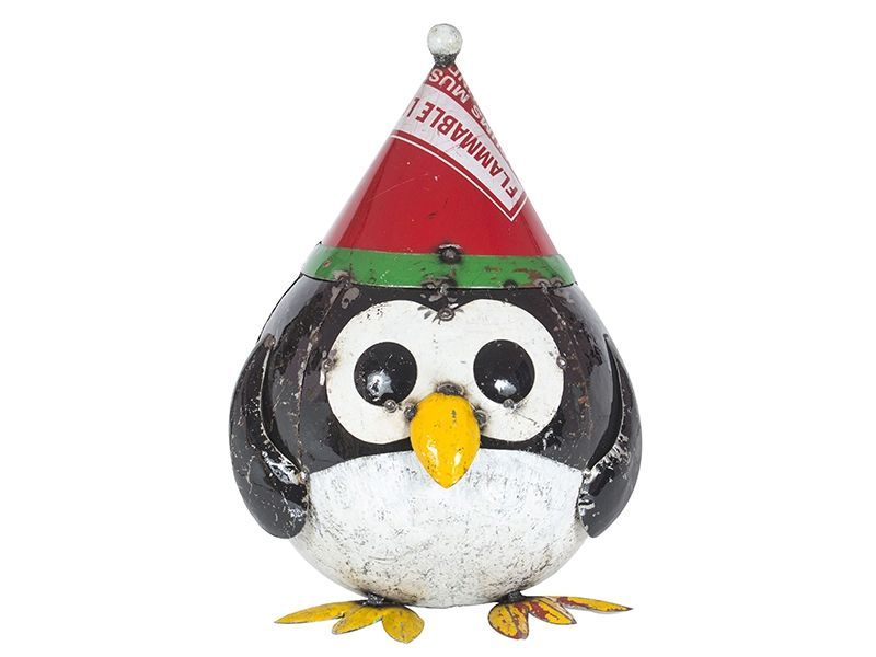 Festive Penguin Sculpture Small