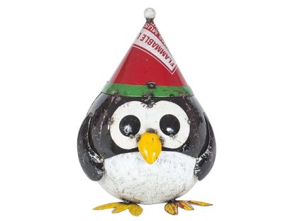 Festive Penguin Sculpture Small