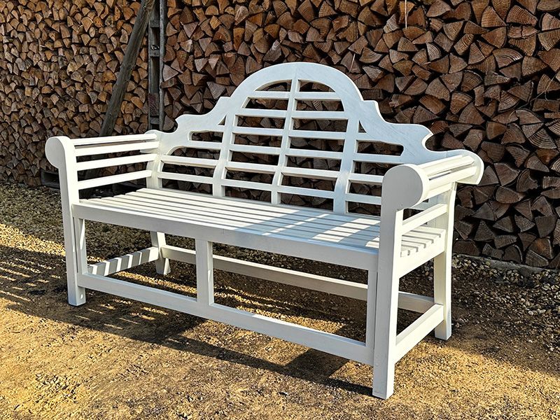Lutyens Teak Bench 165cm | Painted