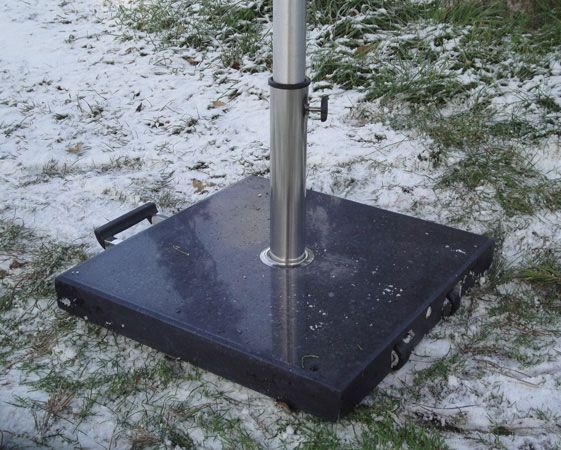 Polished Granite 40kg Parasol Base