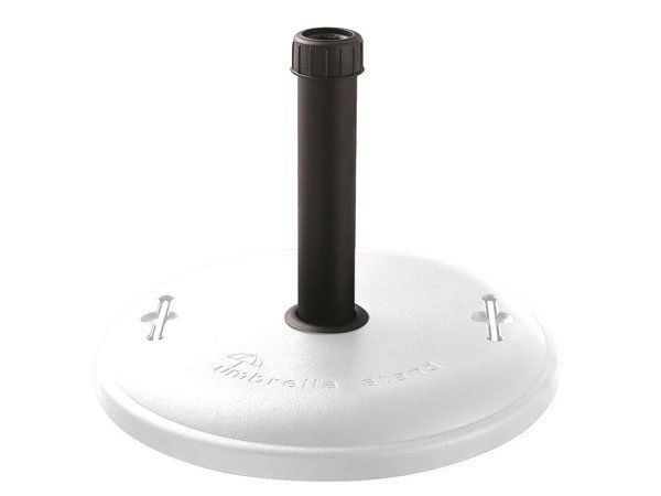 Parasol Base Concrete 22kg | White and Black-Garden Furniture Centre-LowRange,Under 100,Commercial Parasols,Parasols,Parasol Bases Parasols,48Hour Dispatch-{collection_title}