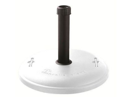 Parasol Base Concrete 22kg | White and Black