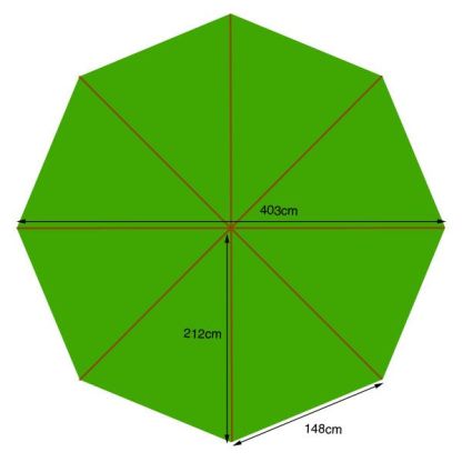 400cm Diameter Canopy Only