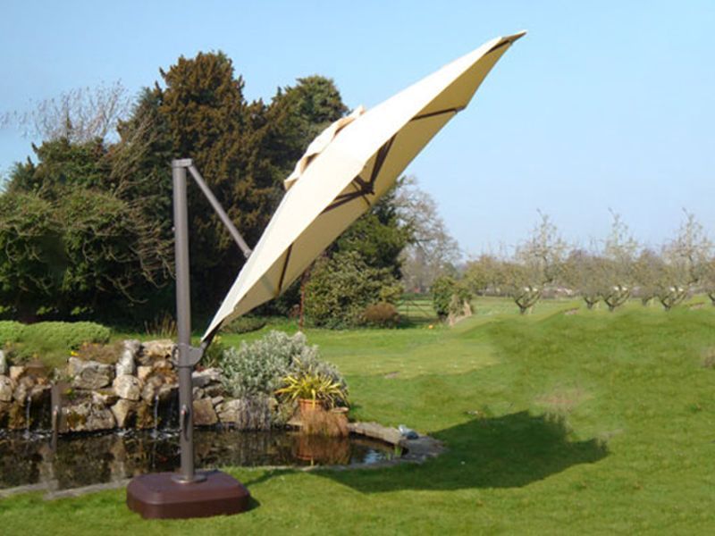 Cantilever Parasol - Roma 3.5m Diameter -Garden Furniture Centre-MidInstock,instock,MidRange,Round,Parasols,Cantilever Parasols Parasols,Roma Parasol Range,Cantilever Parasols,Sale-{collection_title}