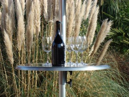 Stainless Steel Parasol Table