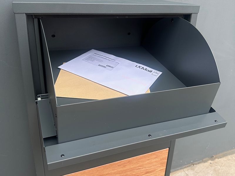 Galvanized Steel Parcel Box-Garden Furniture Centre-Parcel Box,LowRange,Under 100,Accessories,Outdoor Storage,Storage Accessories,48Hour Dispatch-{collection_title}