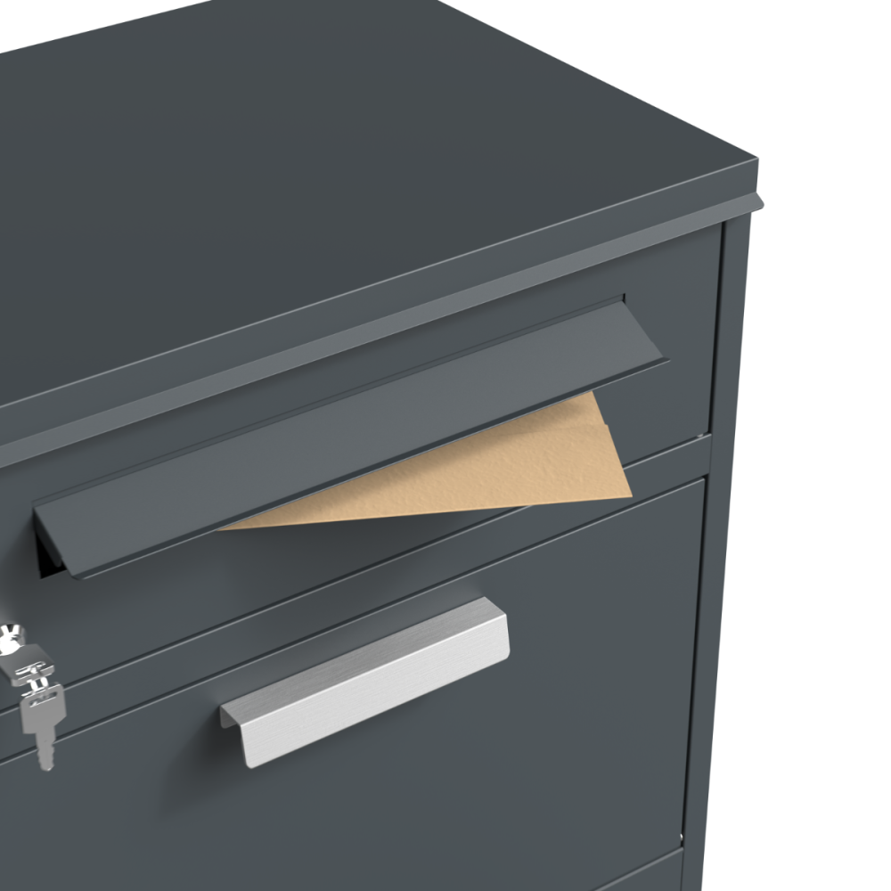 Anthracite Parcel And Letter Box