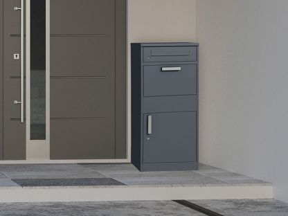 Anthracite Parcel And Letter Box