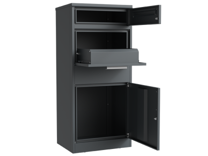 Anthracite Parcel And Letter Box