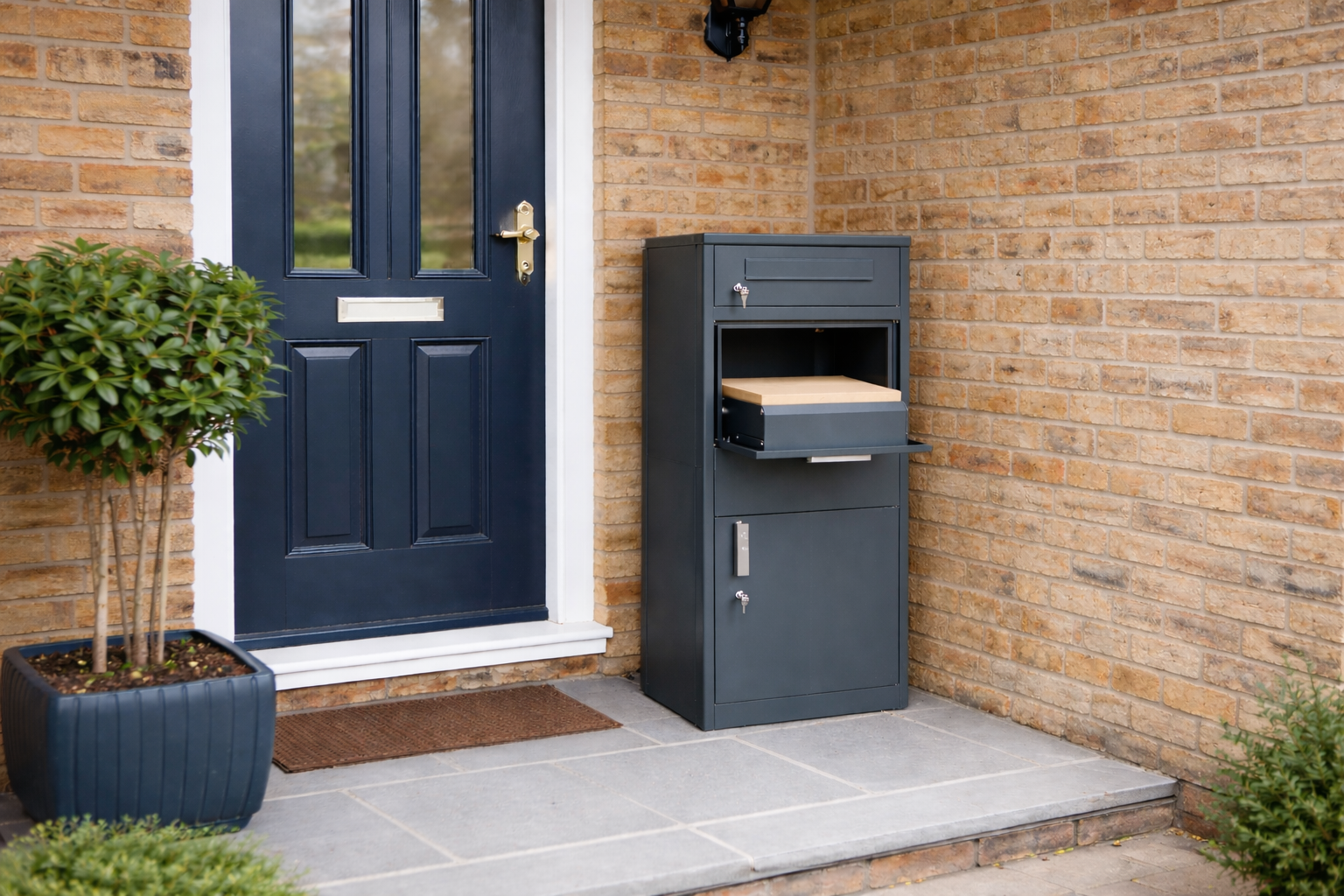 Anthracite Parcel And Letter Box | Pre-Order