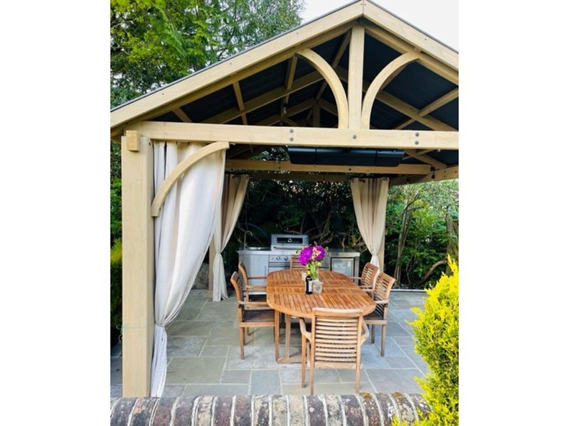 Cedar Gazebo 3.6m x 3.2m | FSC® Certified
