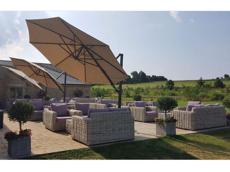 Cantilever Parasol - Roma 3.5m Diameter -Garden Furniture Centre-MidInstock,instock,MidRange,Round,Parasols,Cantilever Parasols Parasols,Roma Parasol Range,Cantilever Parasols,Sale-{collection_title}