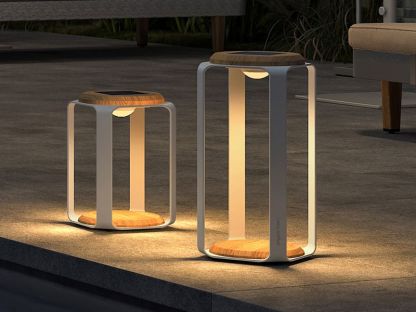 Pegasus LED Solar Lantern | White Large