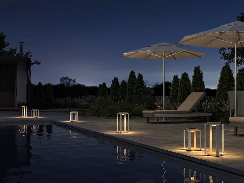 Pegasus LED Solar Lantern | White Small