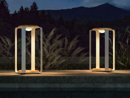 Pegasus LED Solar Lantern | White Large