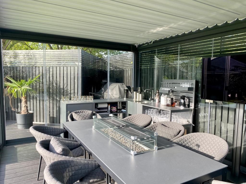Bioclimatic Pergola 5 x 3.5M Free Standing | T6-Garden Furniture Centre-HighRange,Free Standing,Gazebos,Metal Gazebos,Garden Rooms Gazebos,Bioclimatic Pergolas Gazebos,Boxing Day Sale-{collection_title}