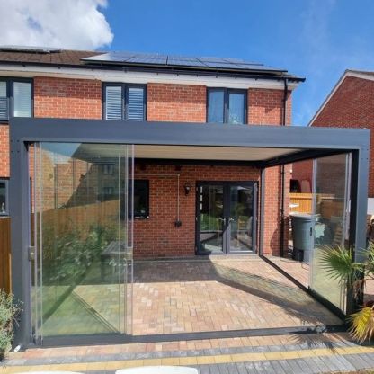 Bioclimatic Pergola 4 x 3m Wall Mounted | T7
