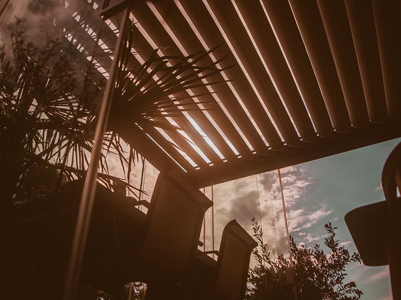 Bioclimatic Pergola 5 x 3.5M Free Standing | T6-Garden Furniture Centre-HighRange,Free Standing,Gazebos,Metal Gazebos,Garden Rooms Gazebos,Bioclimatic Pergolas Gazebos,Boxing Day Sale-{collection_title}