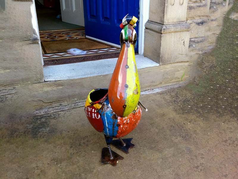 Pete The Pelican Drinks Tub -Garden Furniture Centre-48Hour Dispatch,LowRange,Ornaments Accessories,Ornaments,Accessories,Ranges,Animal Garden Ornaments,Think Outside Range,Metal Garden Ornaments,Novelty Drinks Coolers,Think Outside Range Ranges-{collection_title}