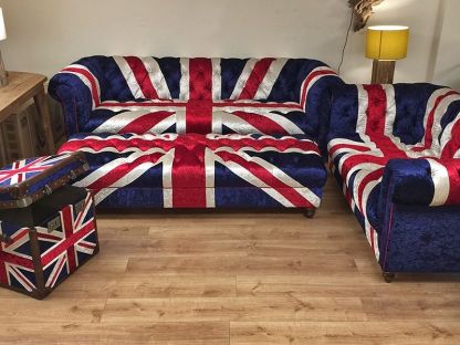 Union Jack Three Seater Sofa